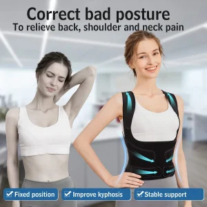 Posture Corrector & Back Brace – Adjustable Support for Men & Women