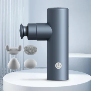 Mini Deep Tissue Massage Gun – 4 Heads, Quiet & Portable